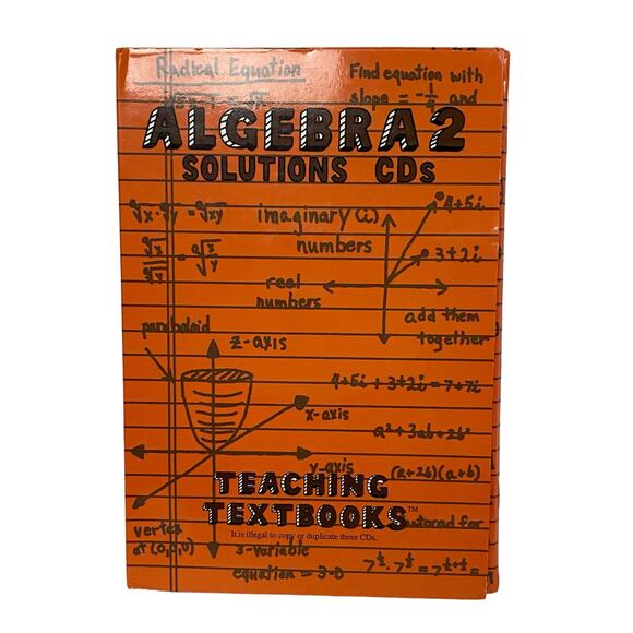 Teaching Textbooks Algebra 2 Solutions Cds Set - Picture 1 of 6
